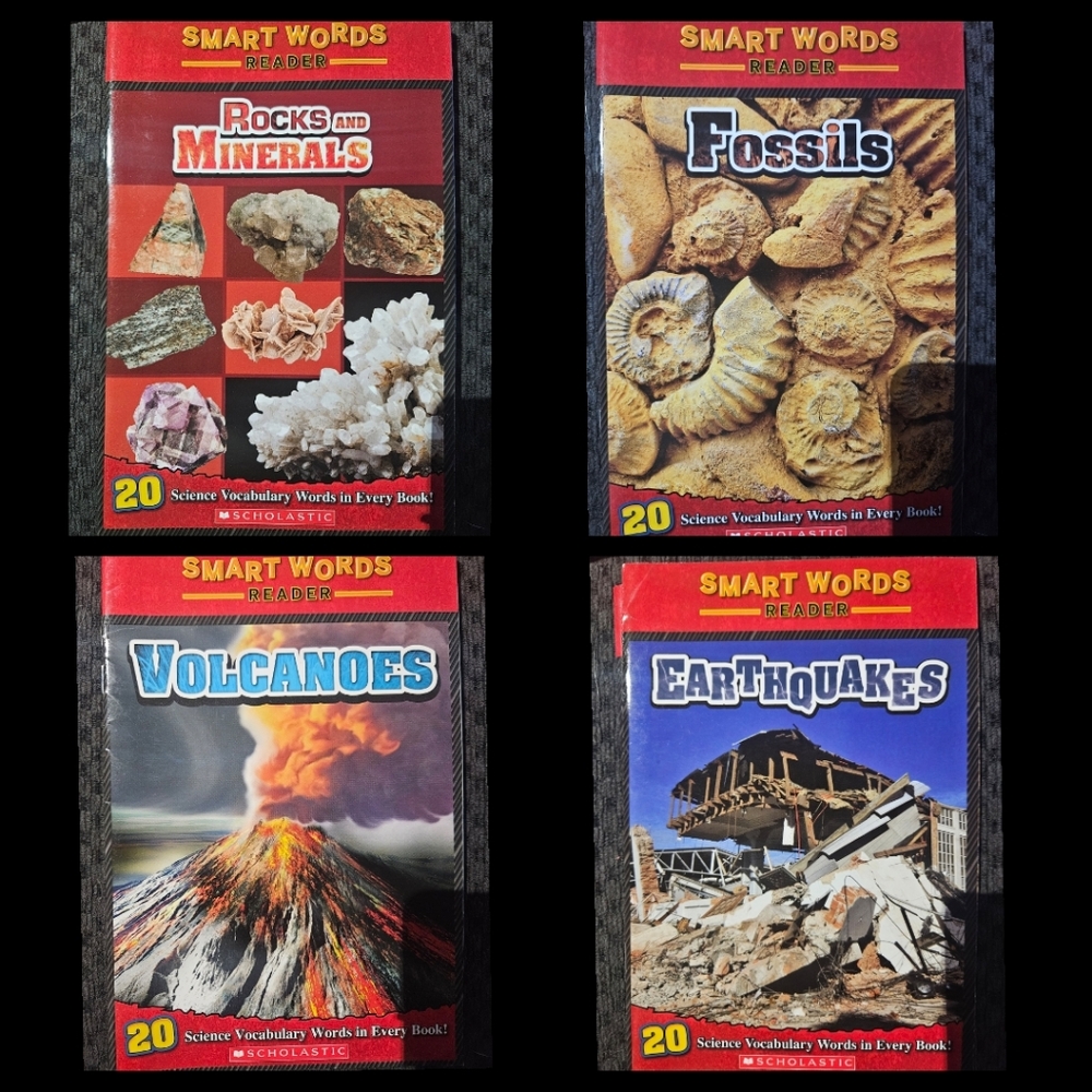 Kids Scholastic Books Paperback Who Would Win and Smart Words Readers
